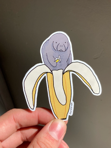 Banana Manatee Bamanatee Sticker