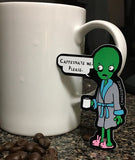 Caffeinate Me Please Alien Sticker