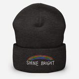 Shine Bright LGBTQ+ Pride Beanie