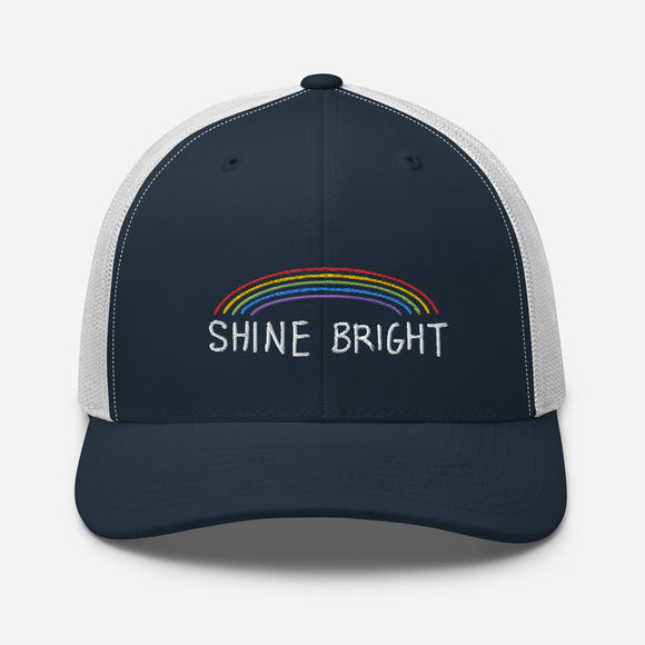 Shine Bright LGBTQ+ Pride Trucker Cap