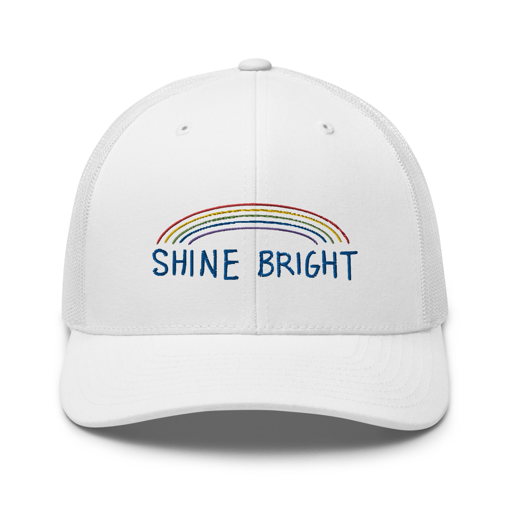 Don't be afraid to show your true colors LGBT' Trucker Cap